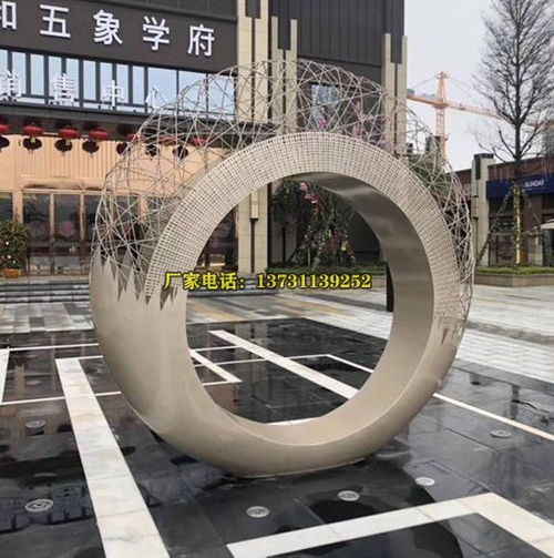 阜平縣房地產使用的不銹鋼雕塑 小區景觀不銹鋼雕塑加工廠